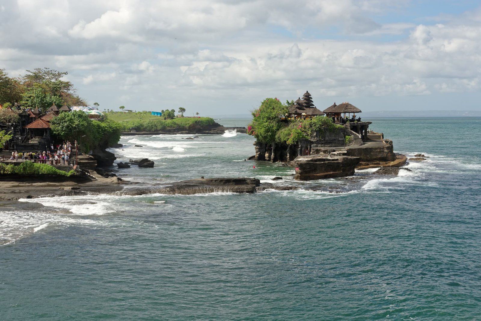 The sea temple of Tanah Lot on the Bali coast
